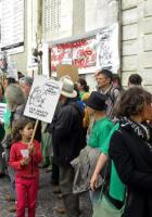 Manifestation contre l'extension de la carrière de quartz à Lavercantière