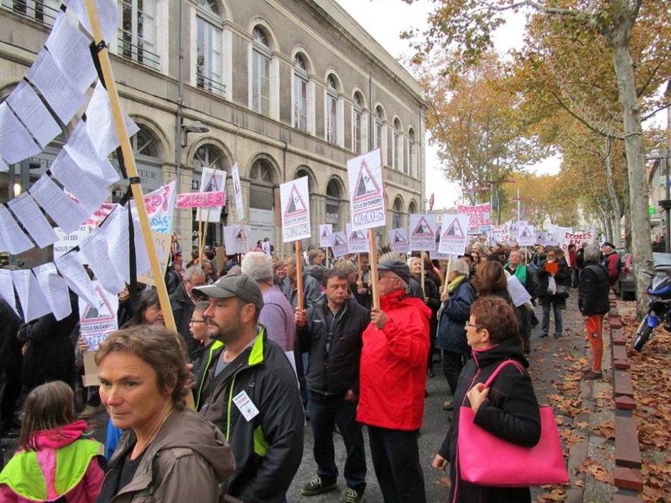 Manifestation pour la défense des écoles - samedi 15 novembre 2014