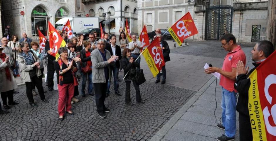 La CGT contre l'austérité et pour la Sécu - La Dépêche du Midi - Vendredi 17 octobre 2014
