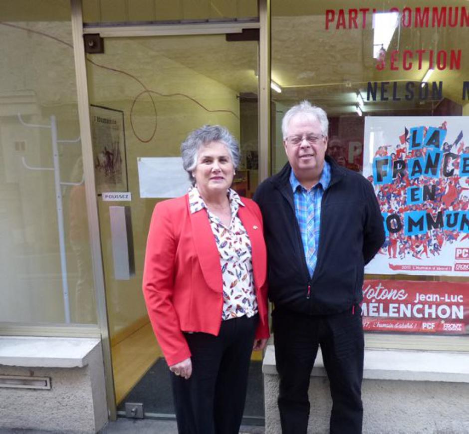 Christian Ribeyrotte et Marie Piqué : deux communistes dans la mêlée de la 2e circonscription - 2017.02.22