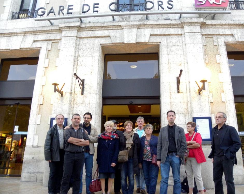 Gare : un nouveau collectif tire le signal d'alarme - La Dépêche du Midi - Mardi 28 octobre 2014