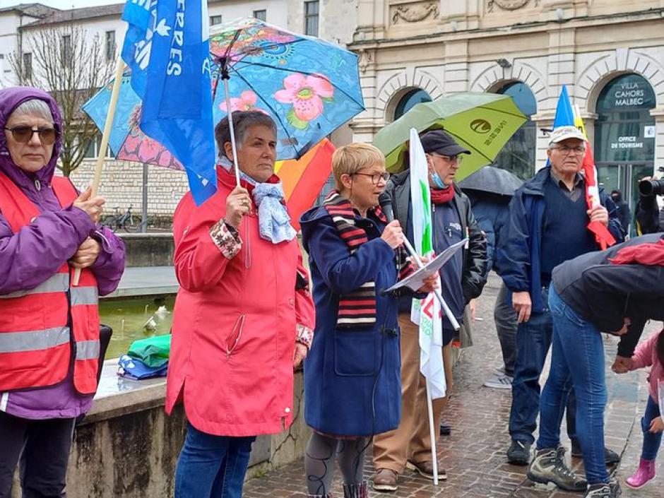 Guerre en Ukraine : les Lotois marchent pour la paix et le climat // 2022.03.12