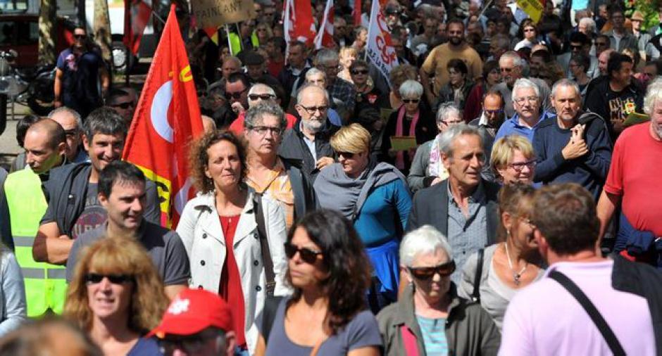 1400 manifestants dans les rues - 2017.09.13