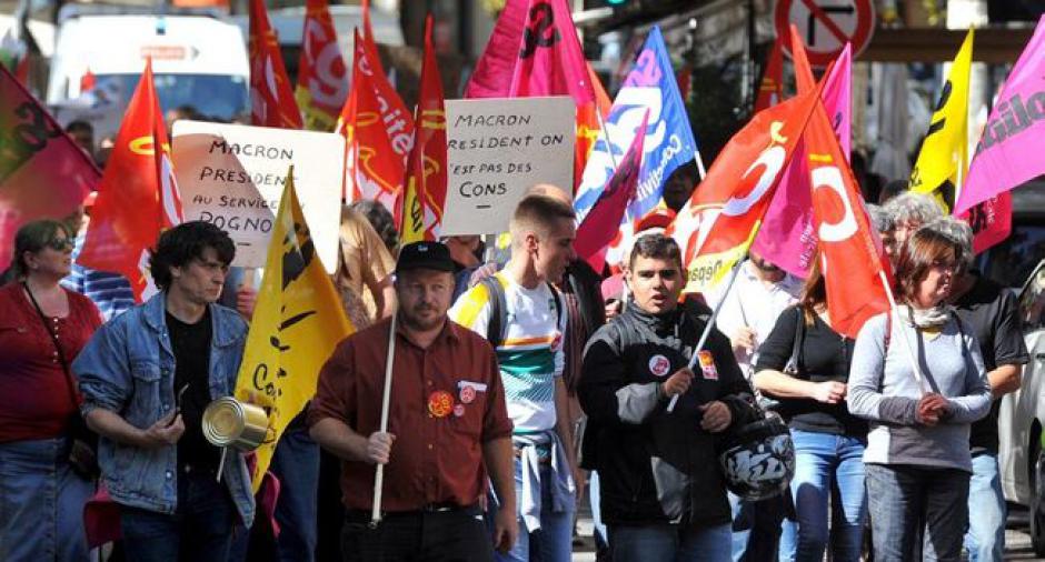 650 personnes dans la rue contre la loi Travail - 2017.09.22