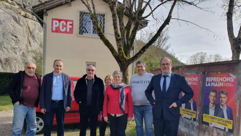 Elections européennes : le député Emmanuel Maurel a rencontré les Lotois et les Communistes // 2024.03.29